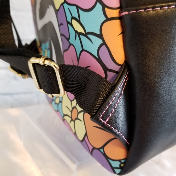 Loungefly Bambi Flower Floral Disney Mini Backpack Bag - Picture 10 of 16